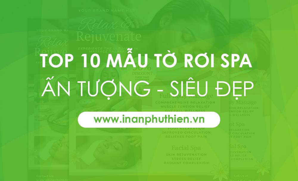 Top 10 Mẫu Tờ Rơi Spa Ấn Tượng, Thiết Kế Siêu Đẹp 2024