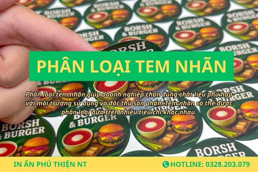 Phân loại tem nhãn