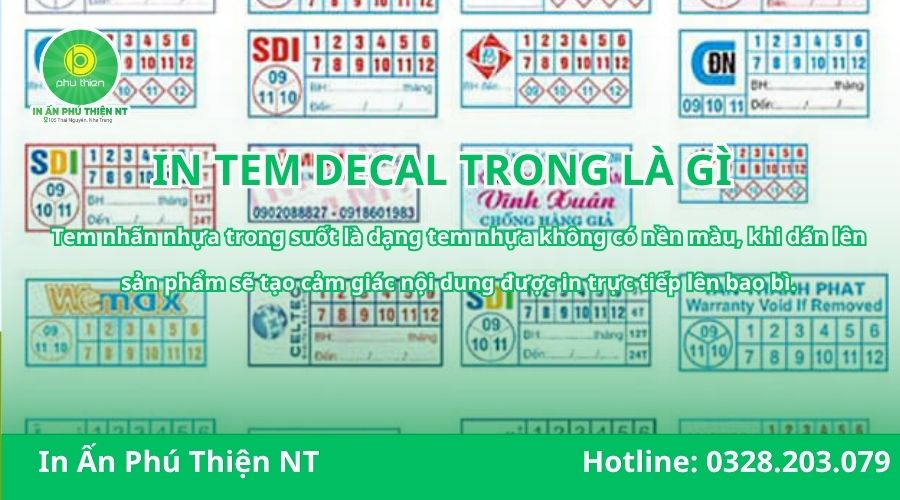 In tem nhãn bảo hành Nha Trang 