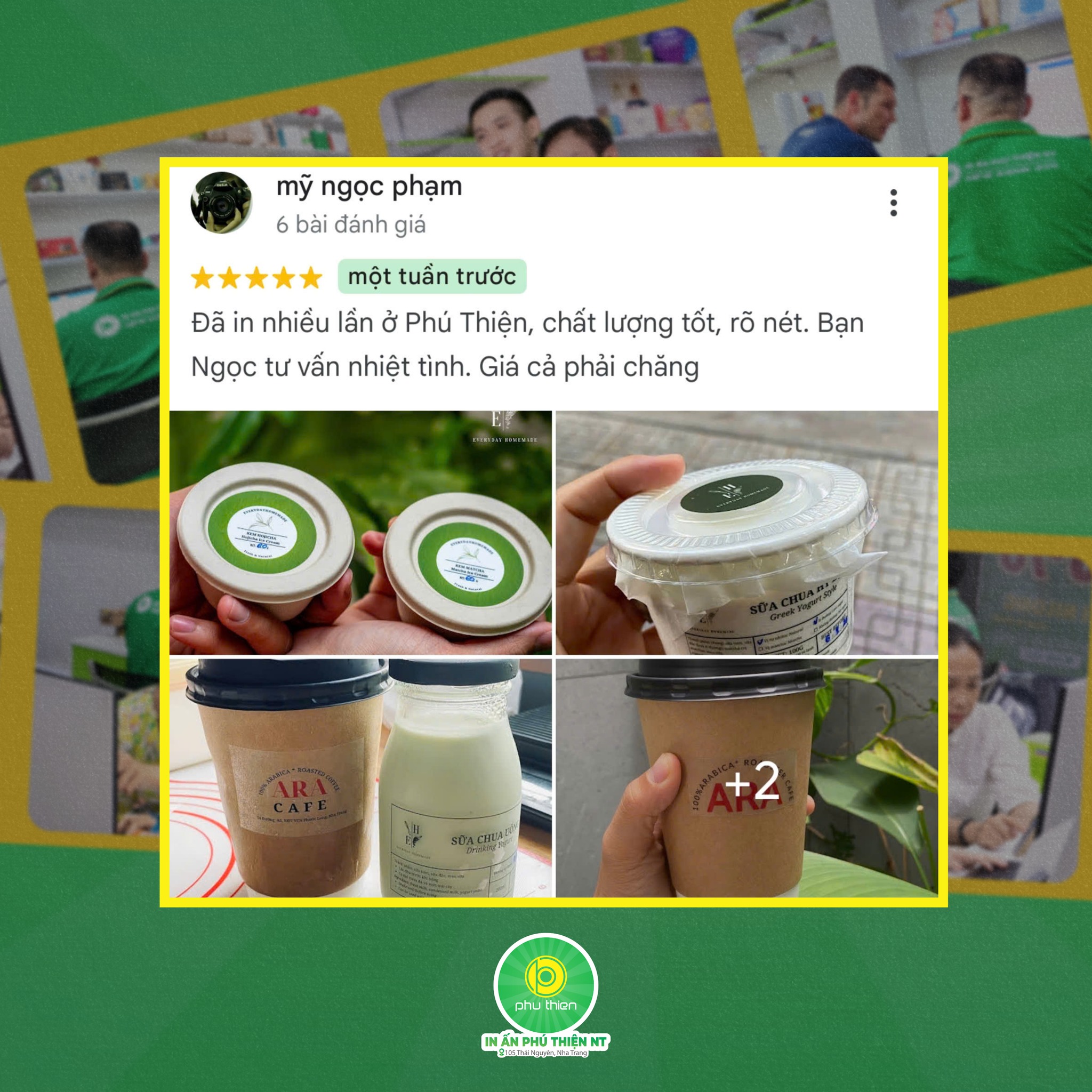 Khách hàng nghĩ ghì khi in ấn tại Phú Thiện Nha Trang 